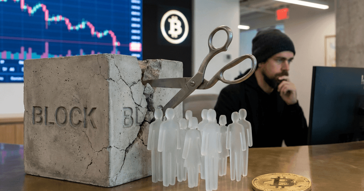 Ilustração editorial sobre altcoins: Altcoin: Block Considera Reestruturação e Corte de 10% de Vagas