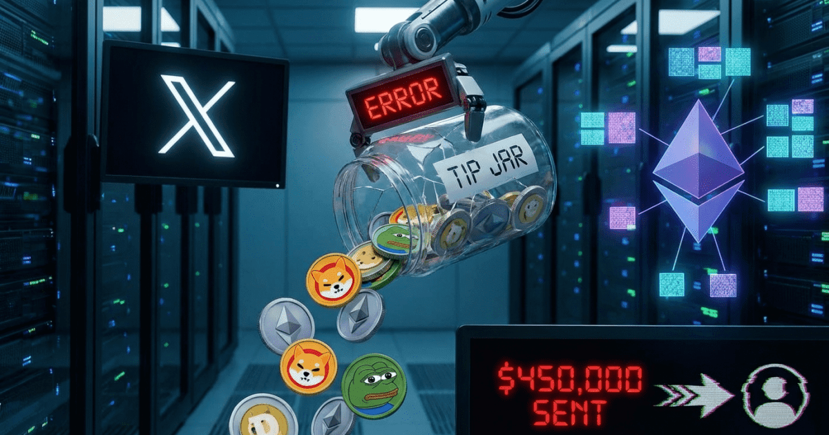 Ilustração editorial sobre ethereum: Ethereum: Bot de IA Erra e Envia US$ 450 Mil em Memecoins