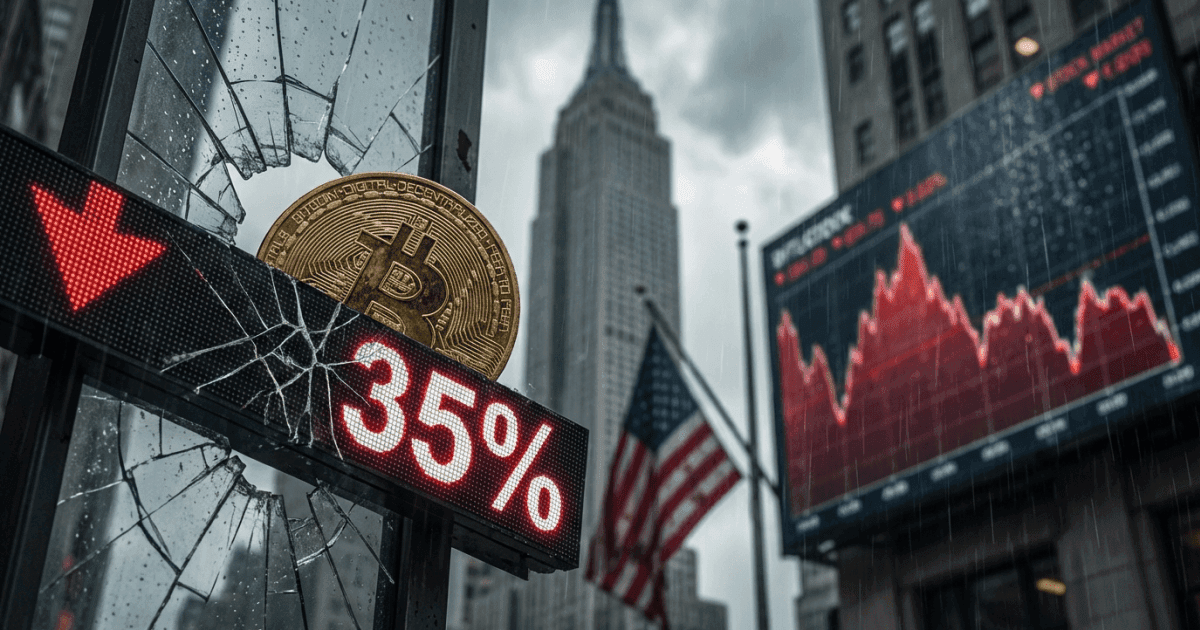 Bitcoin: Risco de queda atinge 35% com cenário dos EUA