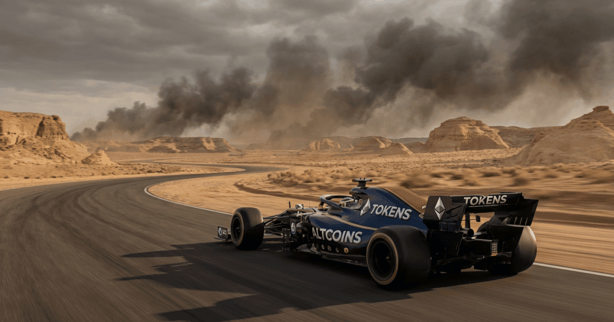 Altcoin na f1: Geopolítica pressiona patrocínios no oriente médio