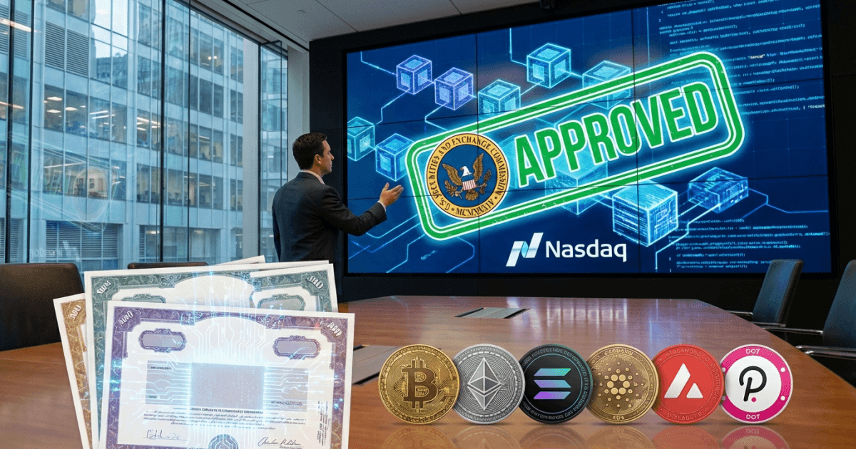 Regulação cripto: SEC aprova Nasdaq para títulos tokenizados