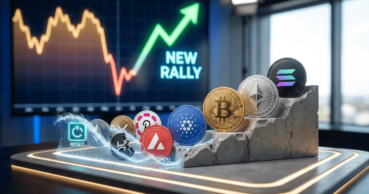 Altcoins: "reinício" essencial antes da próxima grande alta