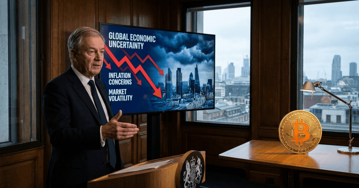 Ex-premiê britânico alerta e apoia Bitcoin em crise econômica