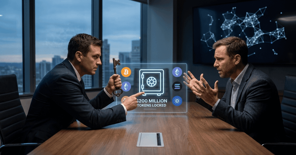 Altcoin: Cofundador cobra fim de controle de us$ 200 mi em tokens