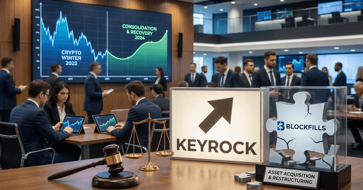Regulação molda mercado: Keyrock adquire ativos da blockfills