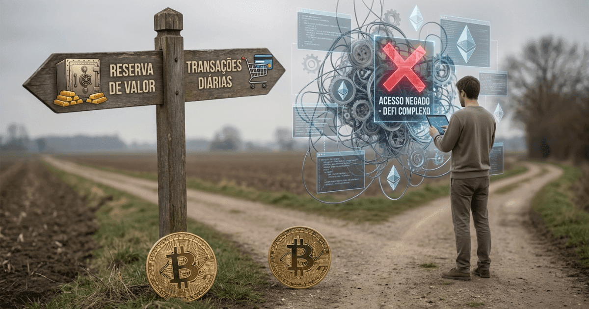 Bitcoin redefine papel: Desafio da acessibilidade no DeFi