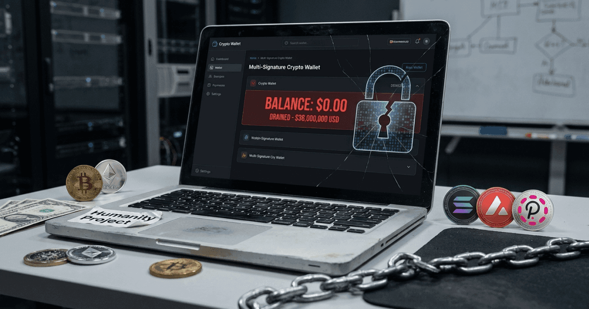 Altcoin humanity sofre exploit de us$ 36 milhões por laptop