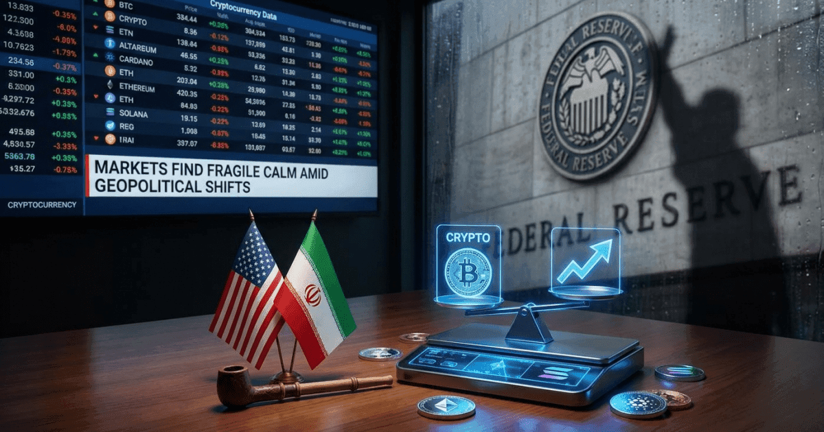 Altcoin: Mercado reage a EUA-irã, foco em riscos e FED
