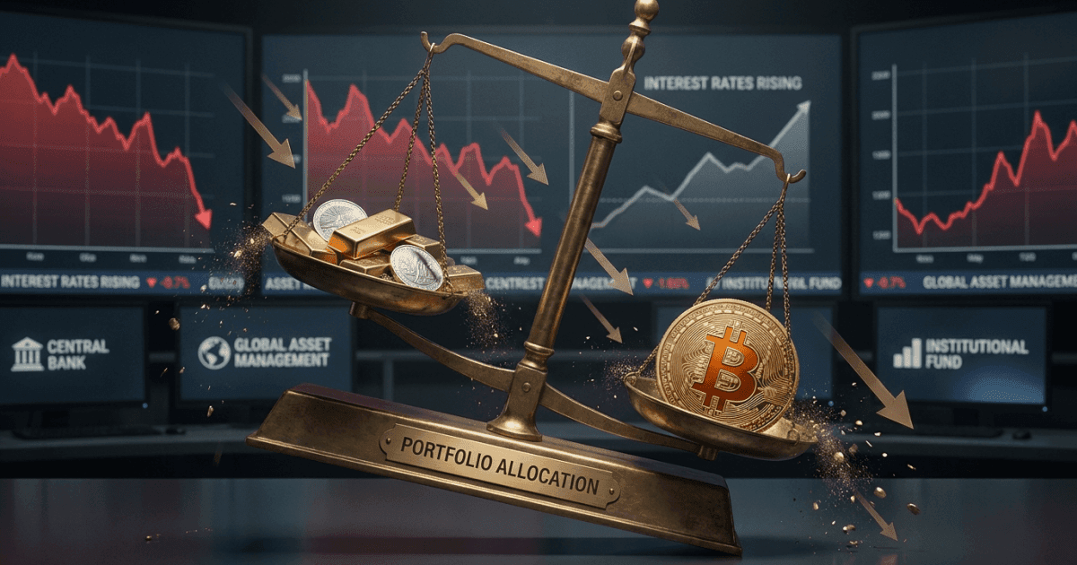 Ilustração editorial sobre bitcoin: Bitcoin Desvaloriza Com Ouro e Prata: Entenda a Correlação