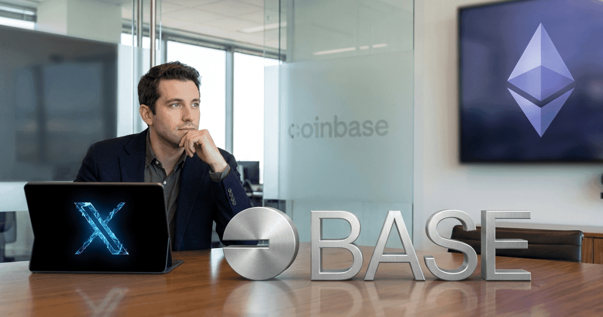 Ilustração editorial sobre altcoins: Altcoin Base: Jesse Pollak Admite Falha e Reestrutura Estratégia Social