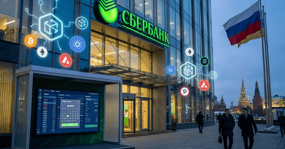 Ilustração editorial sobre regulação: Regulação: Sberbank Planeja Infraestrutura Cripto na Rússia
